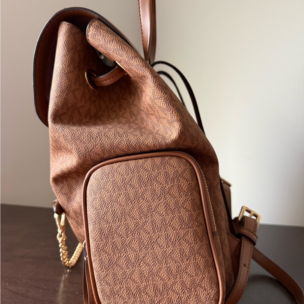 Michael Kors Tan and Brown Backpack - Picture 2 of 9